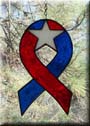 Red White and Blue Star Ribbon