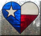 Texas Flag Heart